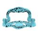 Turquoise Crown Distressed Iron Pull Cabinet Handles